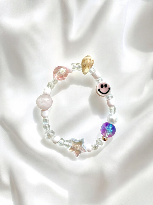 Baby Pink Summer Beach Inspired Bracelet