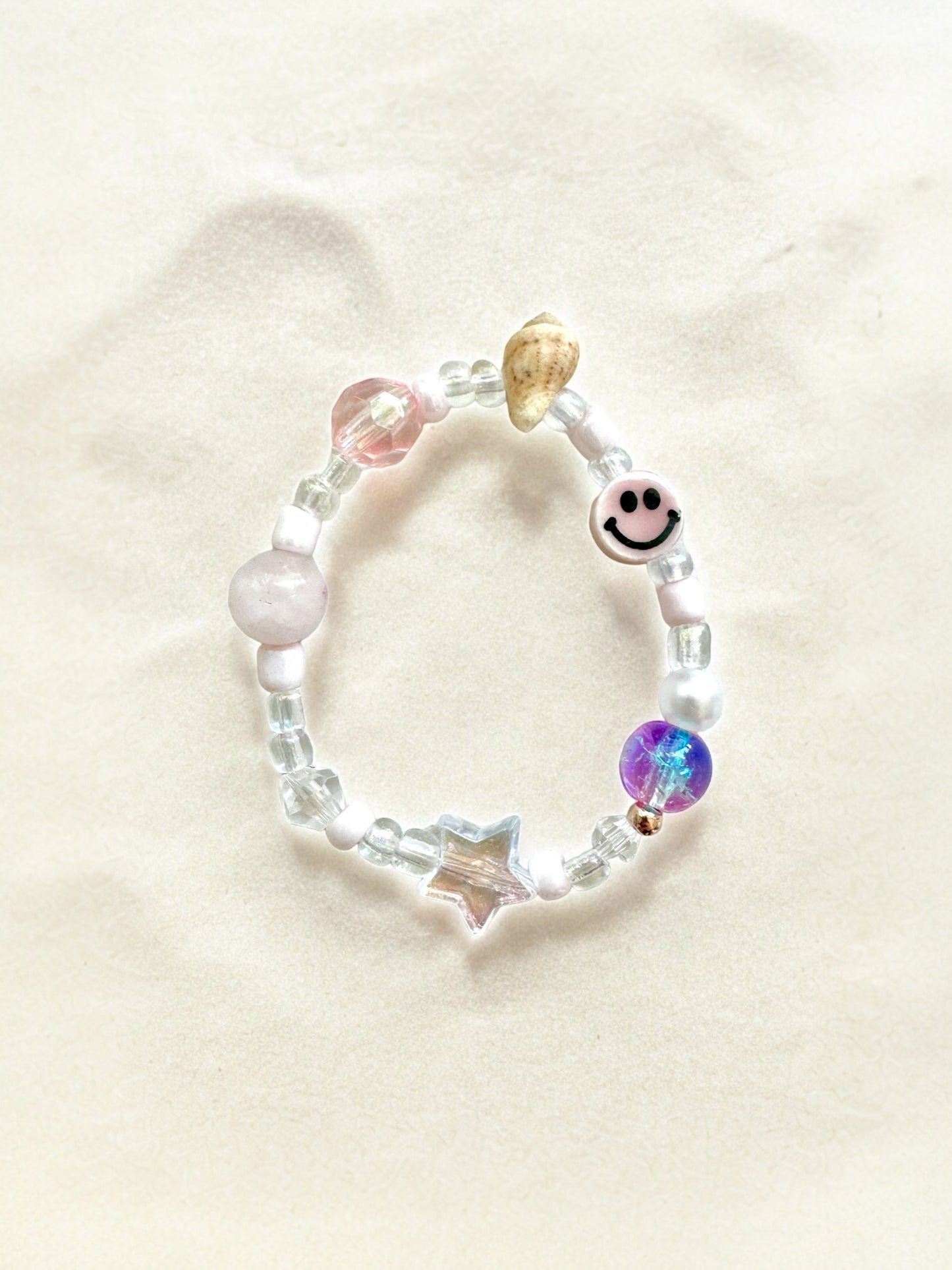 Baby Pink Summer Beach Inspired Bracelet