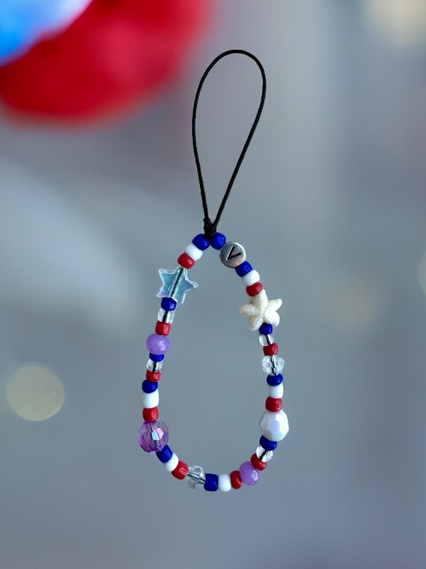 Independence Day Inspired American Flag Phone Charm