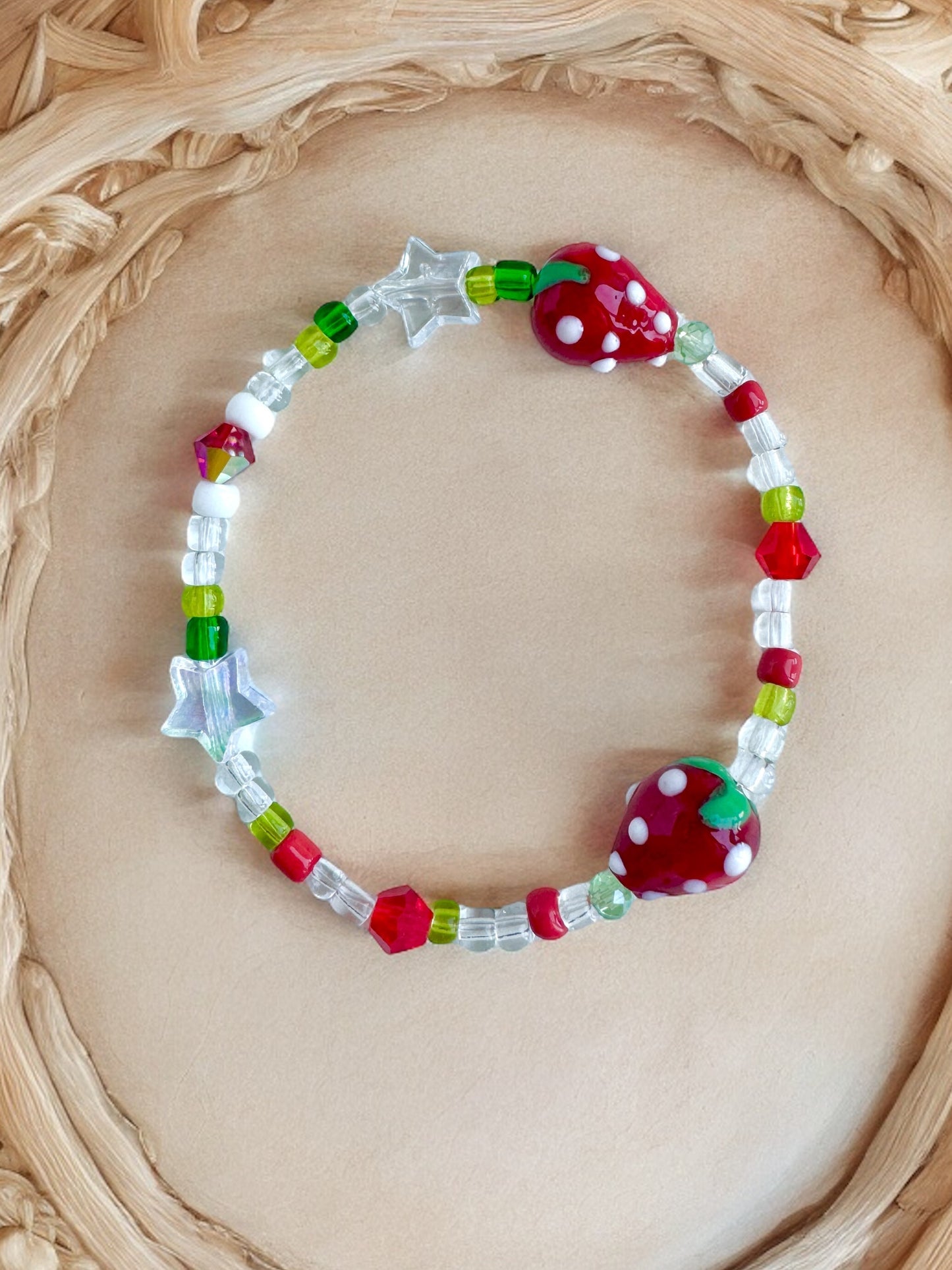 Summer Strawberry Inspired Strawberry Lover Bracelet